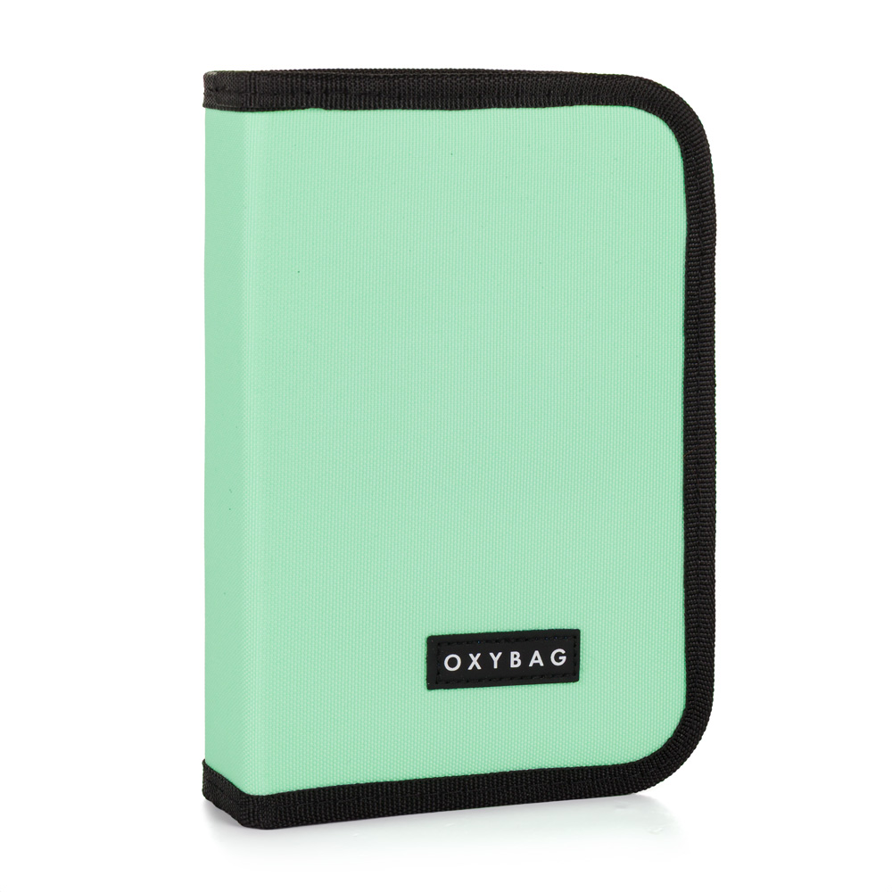 Penál 1 p. 2 chlopně, prázdný UNICOLOR Mint